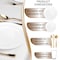 Smarty Had A Party Solid White Organic Round Disposable Plastic Wedding Value Set, 720PK 930WVS120 - alternate 2